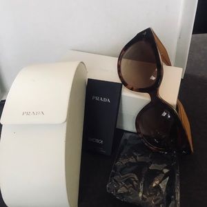 Prada 54mm SPR170 Tortoise